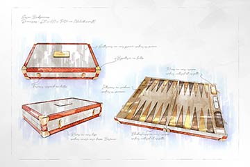 Croquis Backgammon